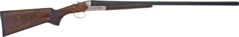TriStar Bristol 20 gauge 28 inch side-by-side shotgun silver receiver walnut stock