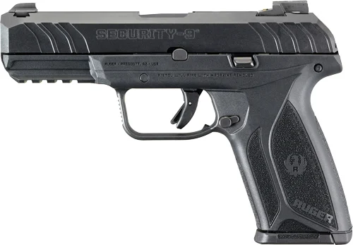 Ruger Security-9 Pro 9mm 4 inch barrel tritium sights black three 15-round magazines