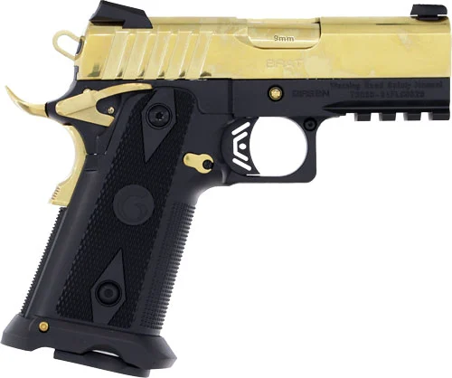 EAA Girsan Witness 2311 Spoiled Brat 9mm pistol gold slide black frame 3.4 in