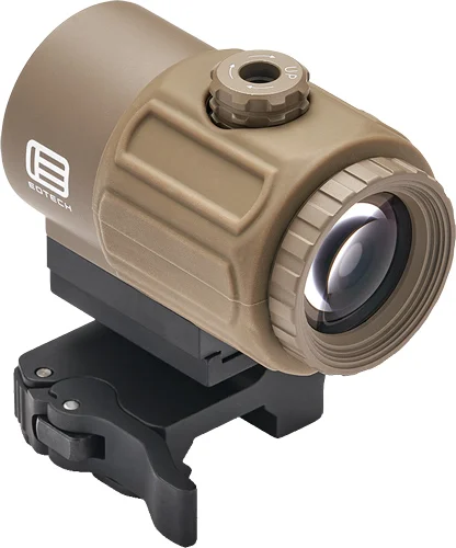 EOTECH G43 3X magnifier in tan with STS switch-to-side QD mount