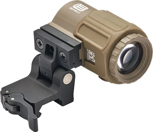 EOTECH G43 3X magnifier in tan with STS switch-to-side QD mount