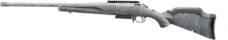 Ruger American Gen II .30-06 Springfield 20-inch spiral-fluted threaded barrel gray splatter rifle