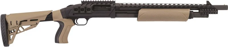 Mossberg 500 ATI Scorpion 12ga 18.5in Blued/FDE