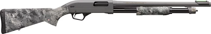 Winchester SXP Hybrid Defender 20 Gauge 18-inch barrel TrueTimber Midnight synthetic stock Gray Perma-Cote finish