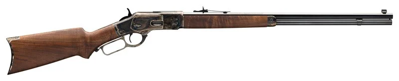 Winchester Model 1873 Sporter .44-40 Winchester 24-inch octagon barrel, color case-hardened receiver, walnut pistol-grip stoc