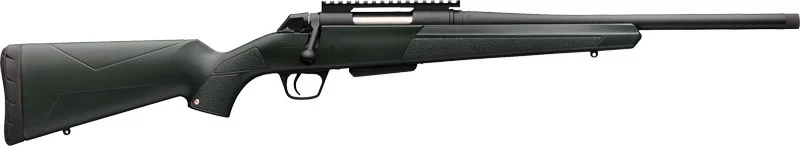 Winchester XPR Stealth bolt-action rifle, 223 Rem, 16.5-inch threaded barrel, green synthetic stock
