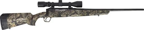 Savage AXIS XP Compact .243 Winchester 20 inch rifle with Mossy Oak camo synthetic stock