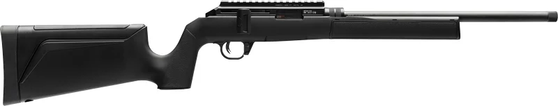 Walther Hammerli Force B1 .22 LR rifle with 16.1 inch threaded barrel and black synthetic stock