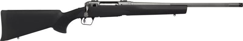 Savage 110 Trail Hunter Lite rifle 7mm-08 Remington Black Hogue overmold Tungsten Cerakote
