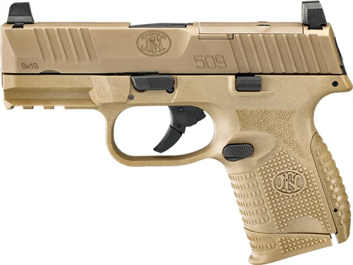 FN 509C MRD 9mm 3.7-inch Flat Dark Earth compact pistol