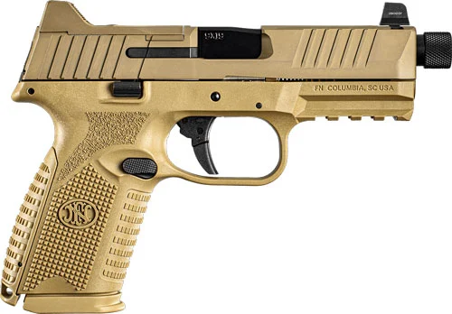 FN 509 Midsize Tactical 9mm FDE 4.5 inch threaded barrel two magazines
