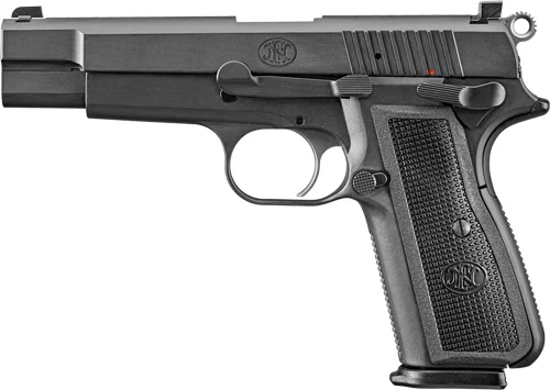 FN High Power 9mm pistol 4.7-inch barrel black PVD with two magazines