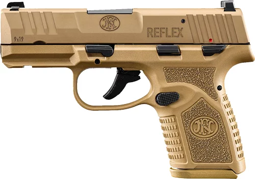 FN Reflex MS 9mm 3.3 inch micro-compact pistol Flat Dark Earth