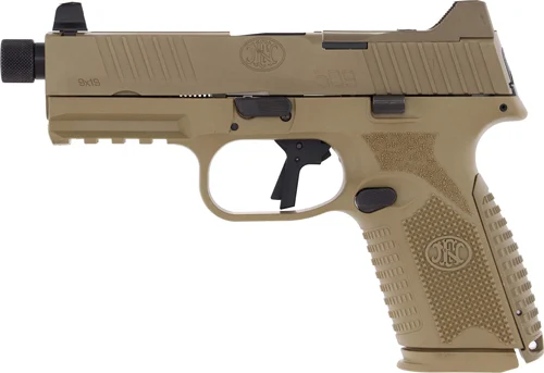 FN 509M Midsize Tactical 9mm FDE 4.5in threaded barrel bundle