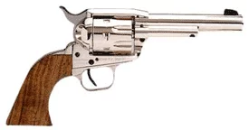 EAA Bounty Hunter .357 Magnum 4.5-inch nickel revolver with walnut grips