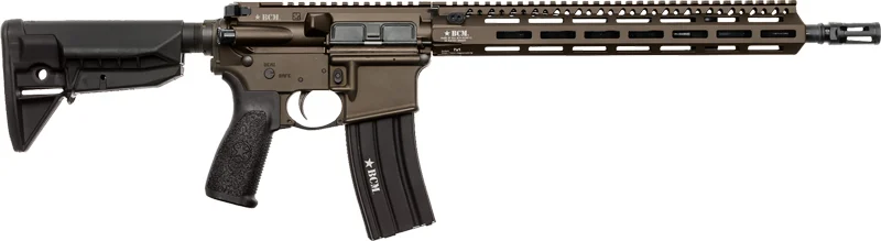 BCM RECCE-14 MCMR AR-15 5.56 NATO 14.5-inch barrel bronze finish