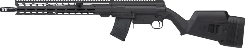 CMMG Dissent BR47 7.62x39mm rifle with 16.1in threaded barrel and Magpul SGA stock in black