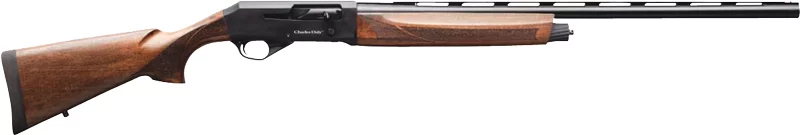 Charles Daly 601 12 Gauge 28 in semi-auto field shotgun, blued finish, hardwood stock