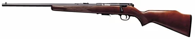 Savage 93 G left-hand bolt-action rifle .22 WMR, hardwood stock, blued barrel