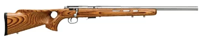 Savage 93R17 BTVS .17 HMR 21 inch stainless barrel thumbhole laminate rifle