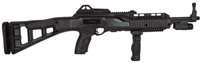 Hi-Point 995TS 9mm carbine 16.5in black stock with forward grip and flashlight