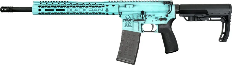 Black Rain Ordnance SPEC+ Fusion 16in 300 AAC Blackout Tiffany Blue rifle side view