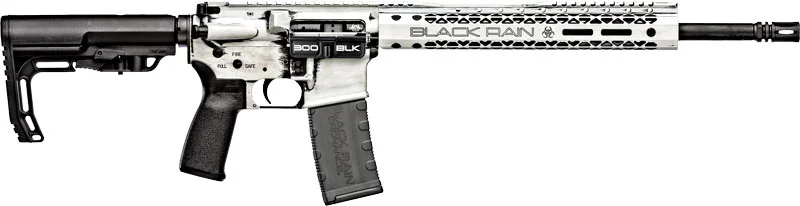 Black Rain Ordnance SPEC+ Fusion Rifle .300 AAC Blackout 16in White Battleworn