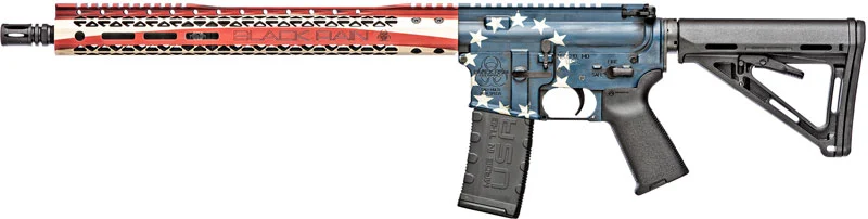 Black Rain Ordnance Spec+ Patriot 16in 5.56 Betsy Ross flag rifle
