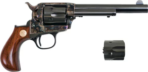 Cimarron Lightning .32-20 5.5in Birdshead Revolver, blued finish, walnut grips