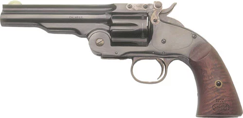 Cimarron No.3 Schofield .38 Special 5 inch blued revolver with walnut grips