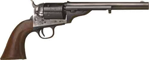 Cimarron 1872 Open Top Army .38 Special 7.5 inch blued barrel case colored frame walnut grip
