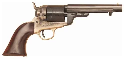 Cimarron 1851 Richards-Mason .38 Special 5.5 inch blued revolver with walnut grip