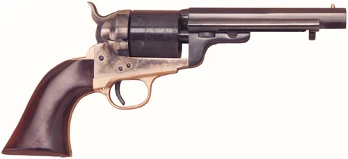 Cimarron 1860 Richards-Mason .38 Special 5.5in blued octagon-barrel revolver with walnut grips