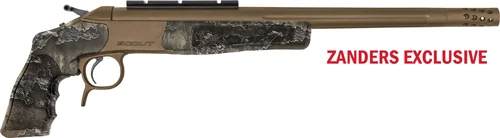 CVA Scout Pistol .22-250 Remington 14-inch threaded barrel Burnt Bronze Realtree Excape