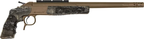 CVA Scout Pistol 44 Rem Mag 14-inch threaded barrel Bronze Realtree Excape