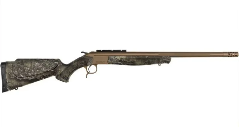 CVA Scout TD V3 .350 Legend 20 inch rifle Bronze Cerakote Realtree Excape stock