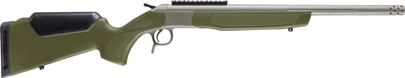 CVA Scout TD V3 .360 Buckhammer 20" stainless barrel OD green synthetic stock