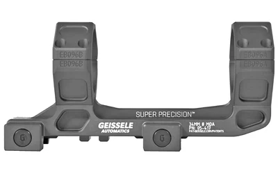 Geissele AR15 Super Precision 34mm scope mount, black anodized, 5.3 inch length
