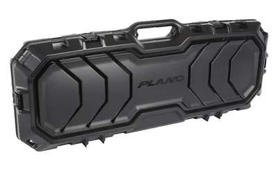 Plano Tactical 36-inch long gun case in black with foam interior and snap-down latches