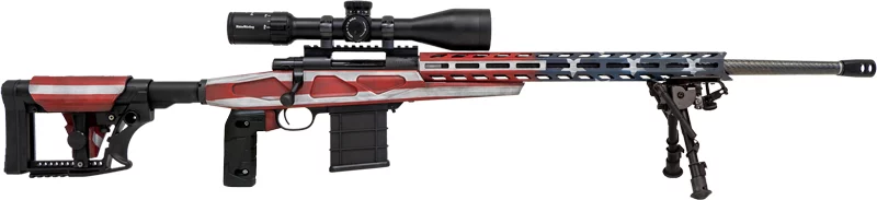 LSI Howa M1500 .308 Win 24-inch Flag Chassis rifle with carbon fiber barrel