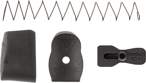 Ghost Inc MOAB magazine extension for Glock 43, black, adds 2 rounds