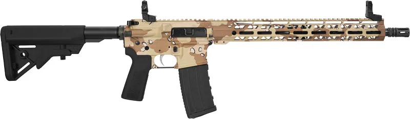 Hi-Point HP-15 5.56mm 16-inch Desert Storm rifle with threaded barrel and flip-up sights