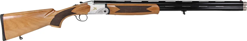 Iver Johnson 600 O/U 20 gauge shotgun with 28-inch barrel and matte blonde wood stock