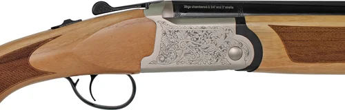Iver Johnson 600 over/under 28GA 28-inch VR barrel with matte blonde wood stock