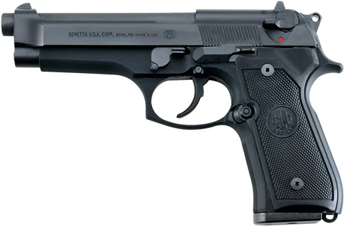 Beretta 92FS 9mm blued slide black Bruniton frame 4.9 inch barrel