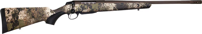 Tikka T3x Lite Veil Wideland .270 Winchester bolt-action rifle, 22.4 in threaded barrel, Veil Wideland camo synthetic stock