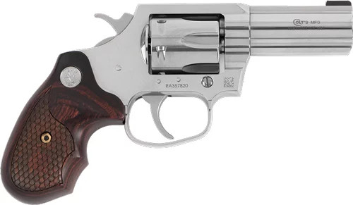 COLT King Cobra .357 Mag 3-inch stainless revolver, 6-round, TALO snake-scale walnut grips