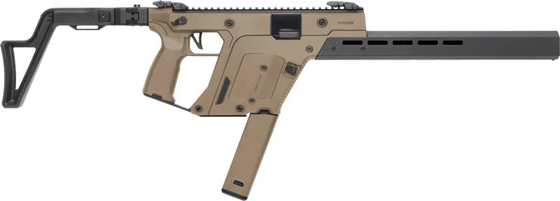 KRISS Vector CRB G3 9mm 16-inch FDE carbine side view
