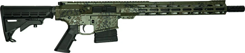 Great Lakes GLFA AR10 .308 16-inch lichen green rifle bundle with five knives