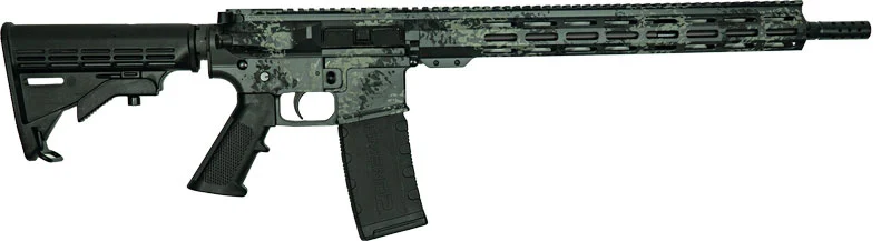 Great Lakes GL15 AR-15 rifle bundle 223 Wylde 16-inch barrel Lichen Grey